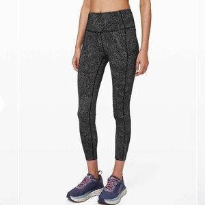 Lululemon Athletica Fast  and Free Tight II 25” Nulux Black